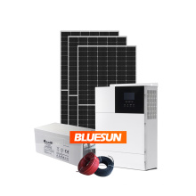 Bluesun 8kw 10kw 12kw hybrid solar energy system for home easy install solar system 10000 watt  solar system